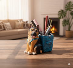 German shepherd pen holder