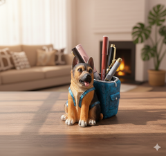 German shepherd pen holder