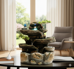 Stone design table top fountain