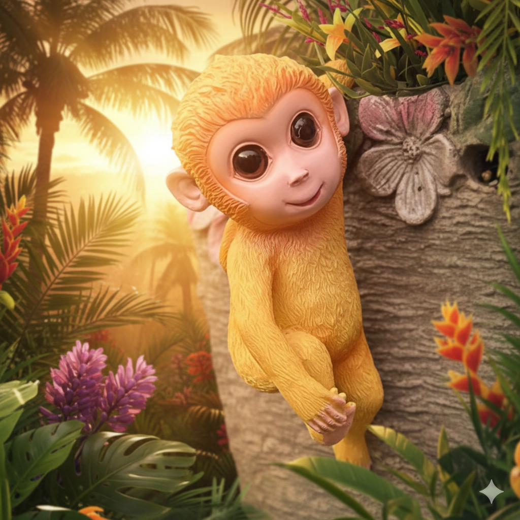 Baby Monkey Showpiece