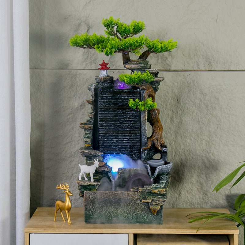 Table top unique water fountain