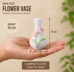 Floral Pearl Bud Vase