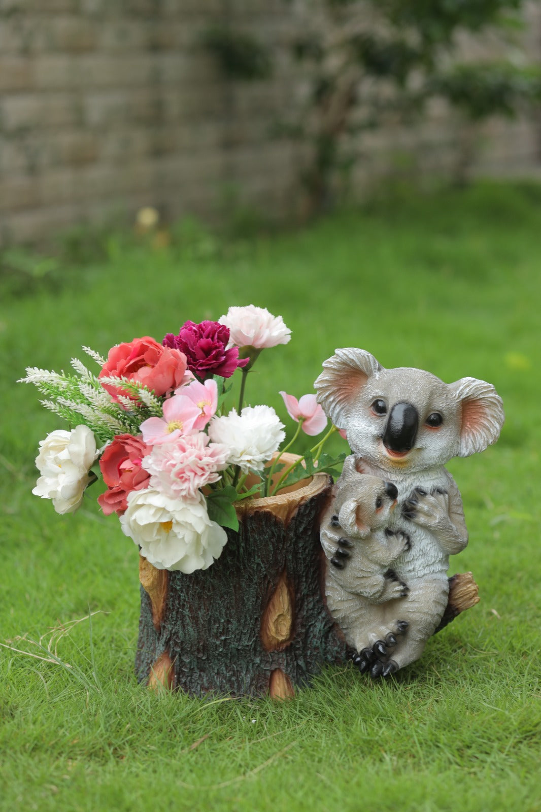 Decorative Garden Planter with Koala Figurine