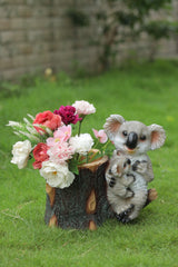 Decorative Garden Planter with Koala Figurine