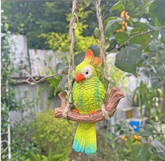 Hanging Parrot Home Décor