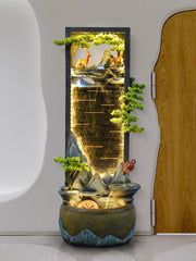 Decorative Indoor & Outdoor Waterfall Fountain with LED Lights