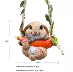Rabbit on the swing