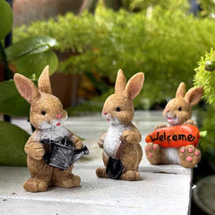 Garden Bunny Friends