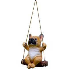 Dog Swing Figurine