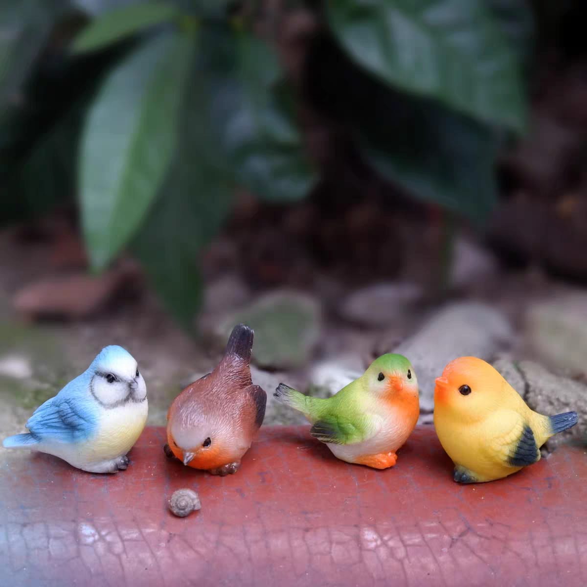 Mini Bird Figurines Set