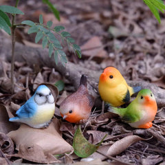 Mini Bird Figurines Set