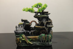 Led mist tabletop water fountain