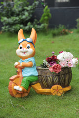 Decorative Garden Duck Planter with Barrel