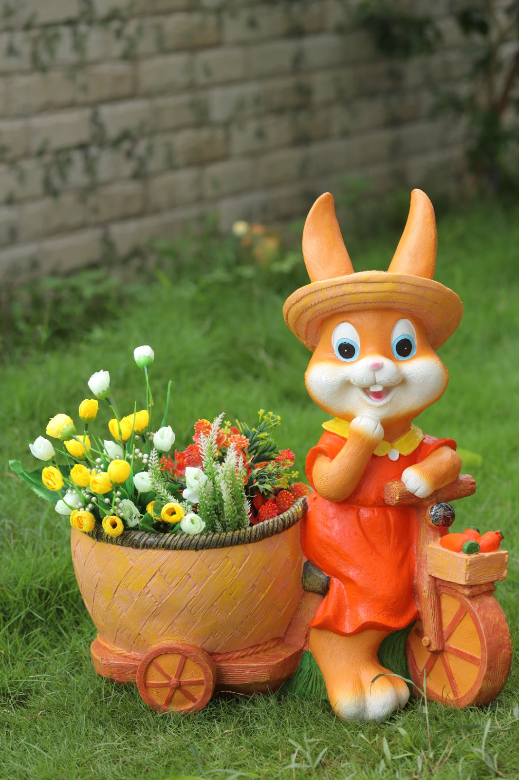 Orange Decorative Outdoor Statue