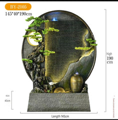 Zen Garden Indoor Water Fountain with LED Lights