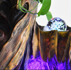 Indoor Tabletop Fountain with LED Lights