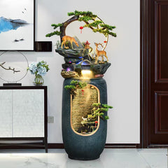 Unique & Decorative Indoor Fountain with LED Lights