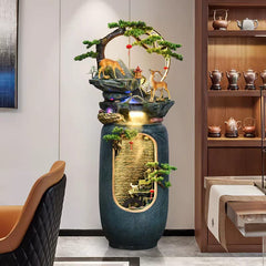 Unique & Decorative Indoor Fountain with LED Lights