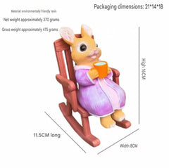 Tea-Time Bunny Figurine