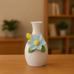 Delicate ceramic vase