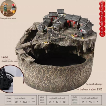 Ancient Chinese Design table top fountain